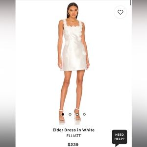Elliatt Elder dress in white